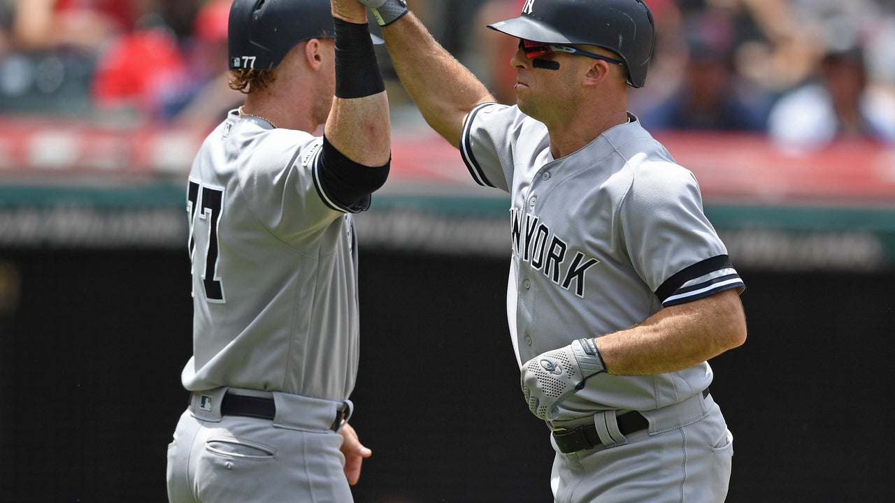 Yankees overcome costly late errors, edge Indians 7-6 in 10